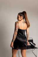 Camisola Lady Preta Curta